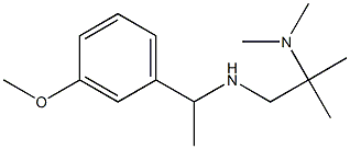 [2-(dimethylamino)-2-methylpropyl][1-(3-methoxyphenyl)ethyl]amine Struktur