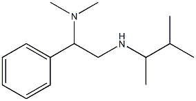 [2-(dimethylamino)-2-phenylethyl](3-methylbutan-2-yl)amine Struktur