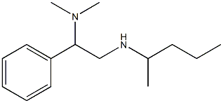 [2-(dimethylamino)-2-phenylethyl](pentan-2-yl)amine Struktur