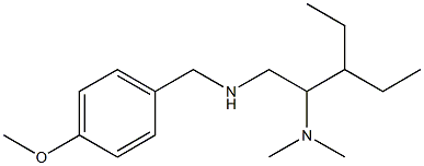 [2-(dimethylamino)-3-ethylpentyl][(4-methoxyphenyl)methyl]amine Struktur