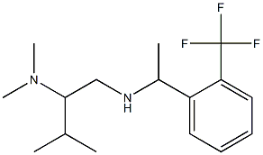 [2-(dimethylamino)-3-methylbutyl]({1-[2-(trifluoromethyl)phenyl]ethyl})amine Struktur