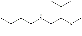 [2-(dimethylamino)-3-methylbutyl](3-methylbutyl)amine Struktur