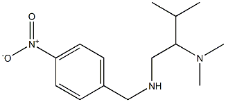 [2-(dimethylamino)-3-methylbutyl][(4-nitrophenyl)methyl]amine Struktur