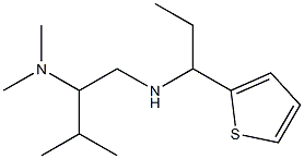 [2-(dimethylamino)-3-methylbutyl][1-(thiophen-2-yl)propyl]amine Struktur