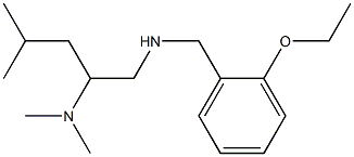 [2-(dimethylamino)-4-methylpentyl][(2-ethoxyphenyl)methyl]amine Struktur