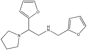 [2-(furan-2-yl)-2-(pyrrolidin-1-yl)ethyl](furan-2-ylmethyl)amine Struktur