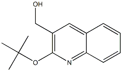 [2-(tert-butoxy)quinolin-3-yl]methanol Struktur