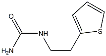 [2-(thiophen-2-yl)ethyl]urea Struktur