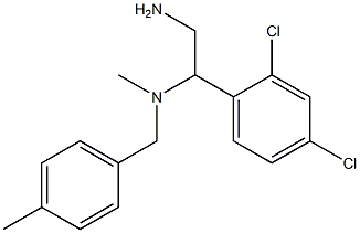 [2-amino-1-(2,4-dichlorophenyl)ethyl](methyl)[(4-methylphenyl)methyl]amine Struktur