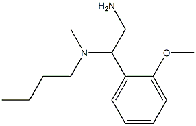 [2-amino-1-(2-methoxyphenyl)ethyl](butyl)methylamine Struktur