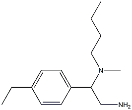 [2-amino-1-(4-ethylphenyl)ethyl](butyl)methylamine Struktur