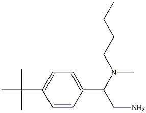 [2-amino-1-(4-tert-butylphenyl)ethyl](butyl)methylamine Struktur