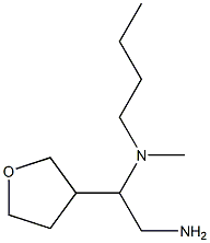 [2-amino-1-(oxolan-3-yl)ethyl](butyl)methylamine Struktur