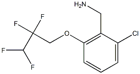 [2-chloro-6-(2,2,3,3-tetrafluoropropoxy)phenyl]methanamine Struktur