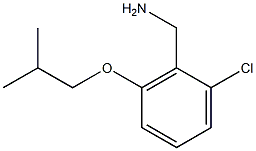 [2-chloro-6-(2-methylpropoxy)phenyl]methanamine Struktur