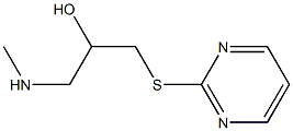 [2-hydroxy-3-(pyrimidin-2-ylsulfanyl)propyl](methyl)amine Struktur