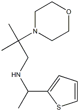 [2-methyl-2-(morpholin-4-yl)propyl][1-(thiophen-2-yl)ethyl]amine Struktur