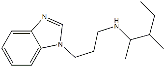 [3-(1H-1,3-benzodiazol-1-yl)propyl](3-methylpentan-2-yl)amine Struktur