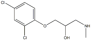 [3-(2,4-dichlorophenoxy)-2-hydroxypropyl](methyl)amine Struktur