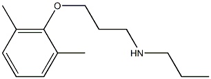 [3-(2,6-dimethylphenoxy)propyl](propyl)amine Struktur