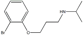 [3-(2-bromophenoxy)propyl](propan-2-yl)amine Struktur