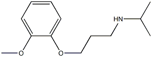 [3-(2-methoxyphenoxy)propyl](propan-2-yl)amine Struktur