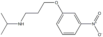 [3-(3-nitrophenoxy)propyl](propan-2-yl)amine Struktur