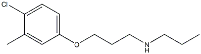 [3-(4-chloro-3-methylphenoxy)propyl](propyl)amine Struktur