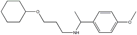 [3-(cyclohexyloxy)propyl][1-(4-methoxyphenyl)ethyl]amine Struktur