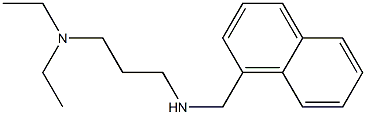 [3-(diethylamino)propyl](naphthalen-1-ylmethyl)amine Struktur