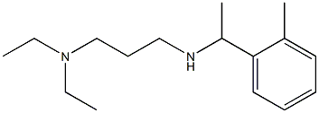 [3-(diethylamino)propyl][1-(2-methylphenyl)ethyl]amine Struktur