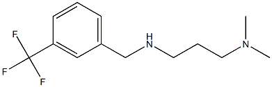 [3-(dimethylamino)propyl]({[3-(trifluoromethyl)phenyl]methyl})amine Struktur