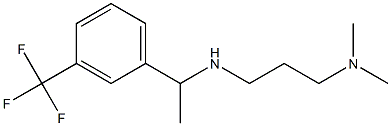 [3-(dimethylamino)propyl]({1-[3-(trifluoromethyl)phenyl]ethyl})amine Struktur