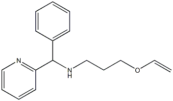 [3-(ethenyloxy)propyl][phenyl(pyridin-2-yl)methyl]amine Struktur