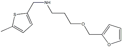 [3-(furan-2-ylmethoxy)propyl][(5-methylthiophen-2-yl)methyl]amine Struktur