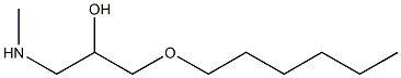 [3-(hexyloxy)-2-hydroxypropyl](methyl)amine Struktur