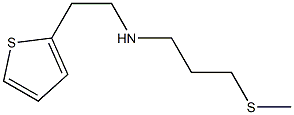 [3-(methylsulfanyl)propyl][2-(thiophen-2-yl)ethyl]amine Struktur