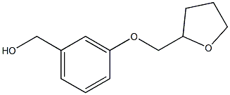 [3-(oxolan-2-ylmethoxy)phenyl]methanol Struktur