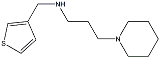 [3-(piperidin-1-yl)propyl](thiophen-3-ylmethyl)amine Struktur