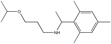 [3-(propan-2-yloxy)propyl][1-(2,4,6-trimethylphenyl)ethyl]amine Struktur