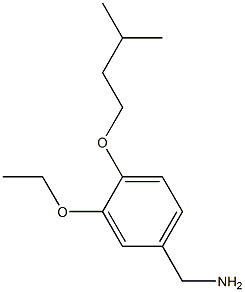 [3-ethoxy-4-(3-methylbutoxy)phenyl]methanamine Struktur