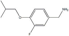 [3-fluoro-4-(2-methylpropoxy)phenyl]methanamine Struktur