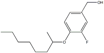 [3-fluoro-4-(octan-2-yloxy)phenyl]methanol Struktur