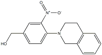 [3-nitro-4-(1,2,3,4-tetrahydroisoquinolin-2-yl)phenyl]methanol Struktur