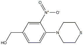 [3-nitro-4-(thiomorpholin-4-yl)phenyl]methanol Struktur