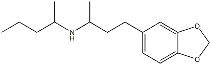 [4-(2H-1,3-benzodioxol-5-yl)butan-2-yl](pentan-2-yl)amine Struktur