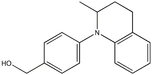 [4-(2-methyl-1,2,3,4-tetrahydroquinolin-1-yl)phenyl]methanol Struktur