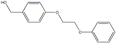 [4-(2-phenoxyethoxy)phenyl]methanol Struktur