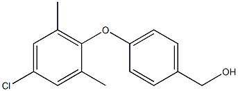 [4-(4-chloro-2,6-dimethylphenoxy)phenyl]methanol Struktur