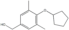 [4-(cyclopentyloxy)-3,5-dimethylphenyl]methanol Struktur